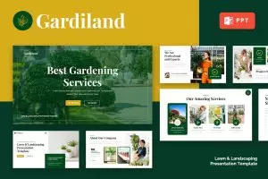 Lawn & Landscaping Powerpoint Template
