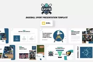 Baseball Sport Google Slides Template