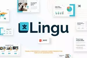 Language Course Powerpoint Template