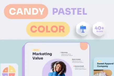 Creative Candy Pastel Keynote
