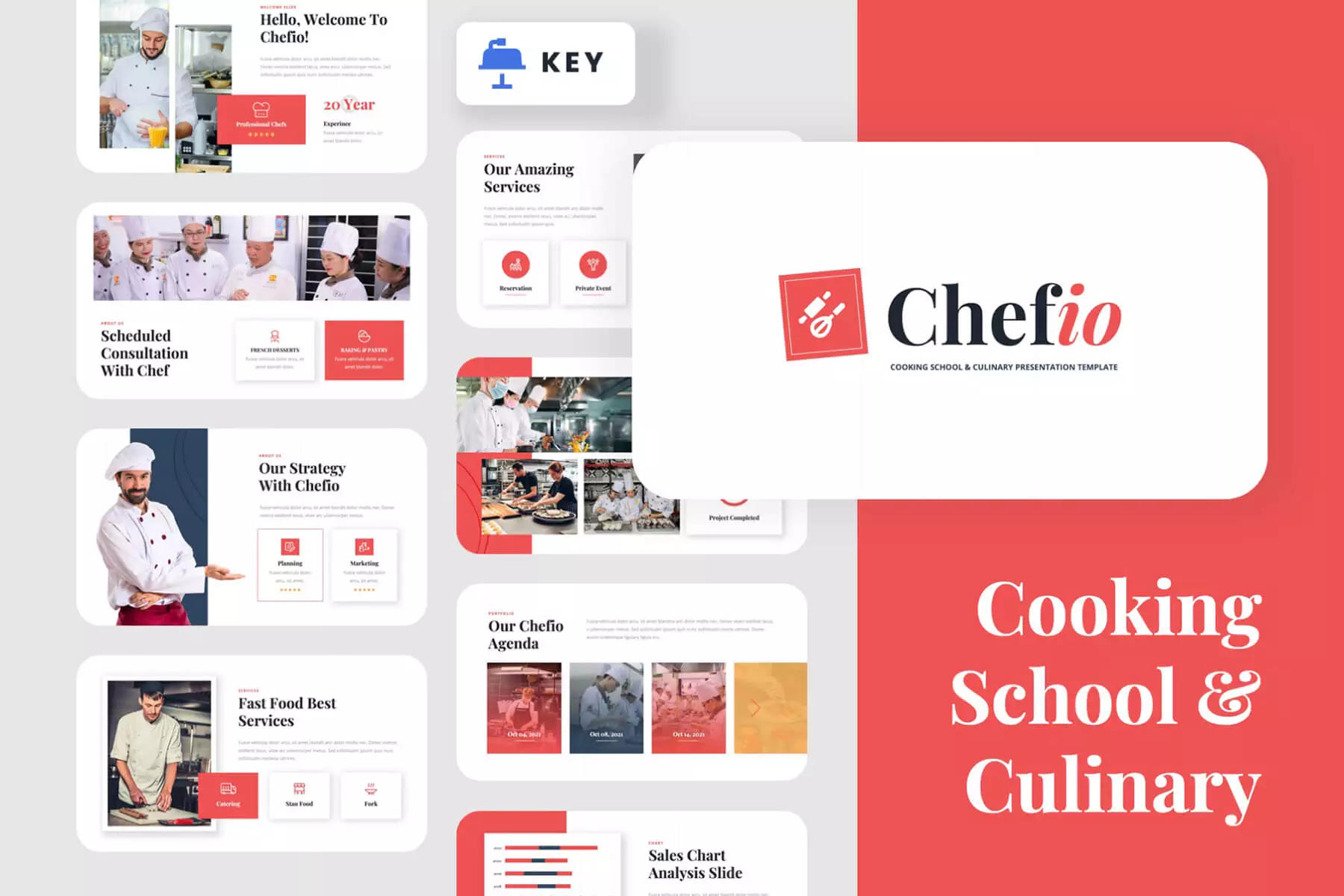 Cooking School & Culinary Keynote Template