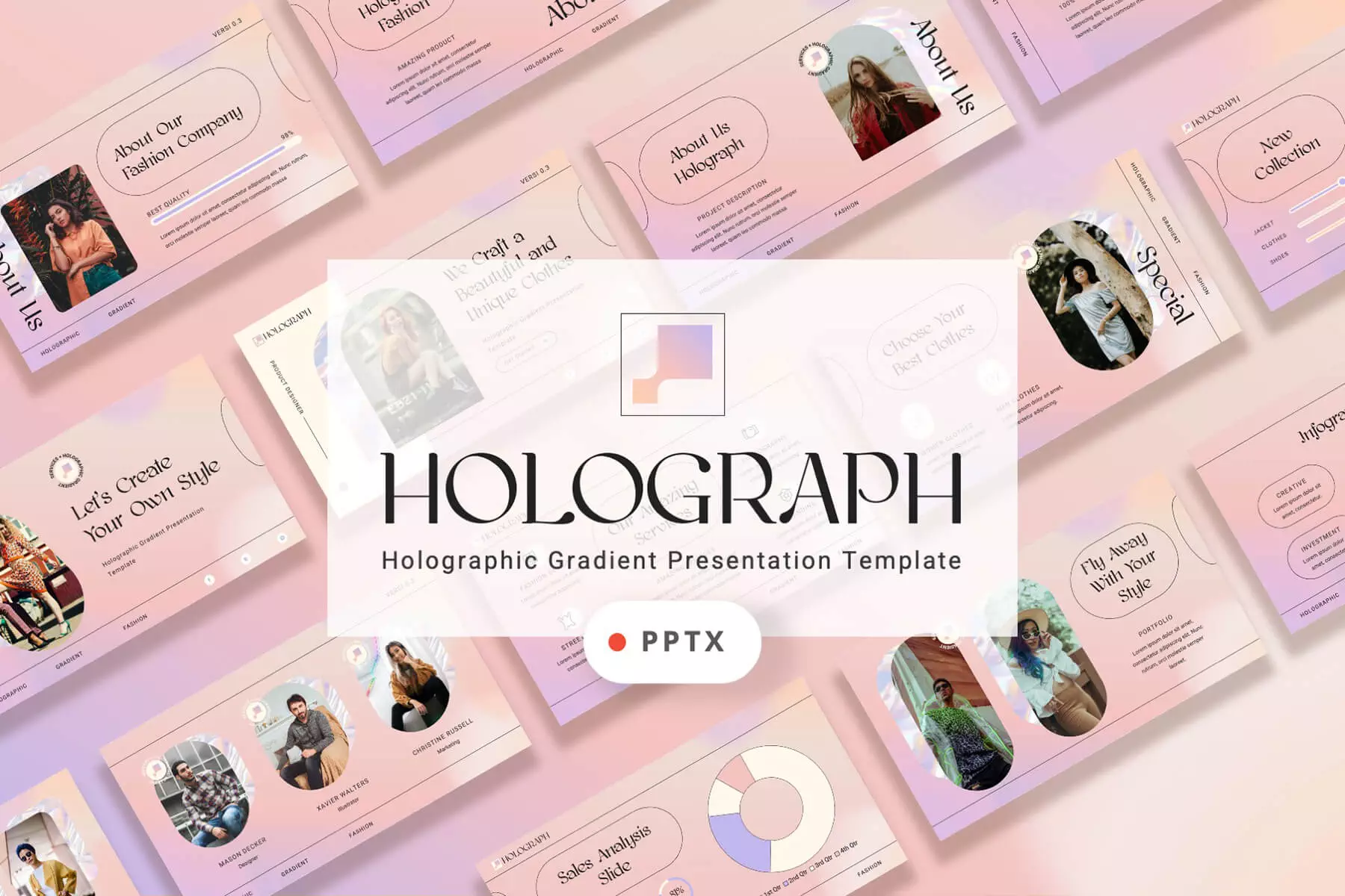Holographic Gradient Powerpoint