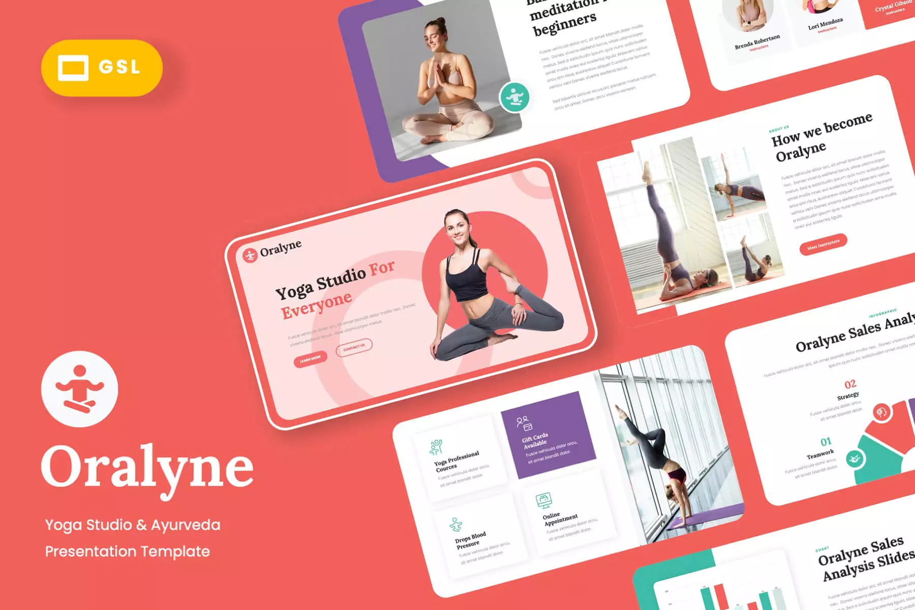 Yoga Studio & Ayurveda Google Slides Template