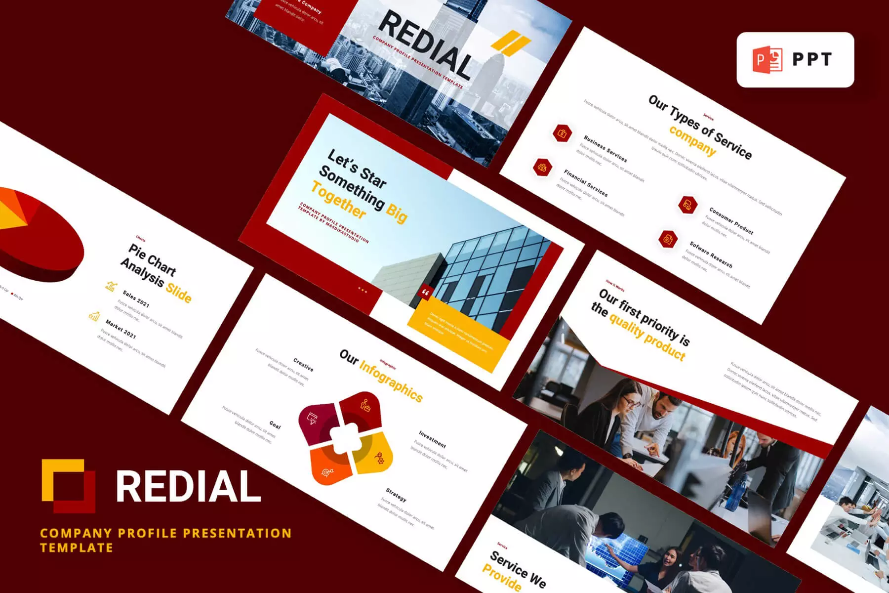 Company Profile Powerpoint Template